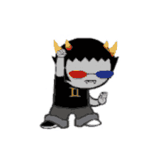sollux captor doing a dance